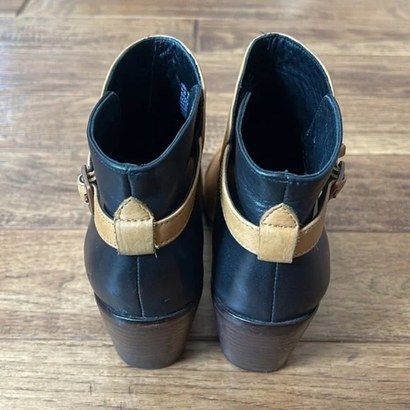 Wolverine 1000 Mile x Samantha Pleet Artist Heel Boots Tan & Black Leather 8.5 - Picture 12 of 14